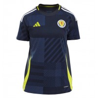 Camiseta Escocia Primera Equipación Replica Eurocopa 2024 para mujer mangas cortas